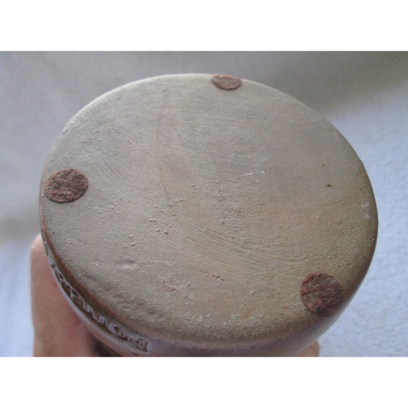 Pottery Craft USA, drip high glaze art pottery, 5 1/2" vase, very nice - Picture 4 of 9